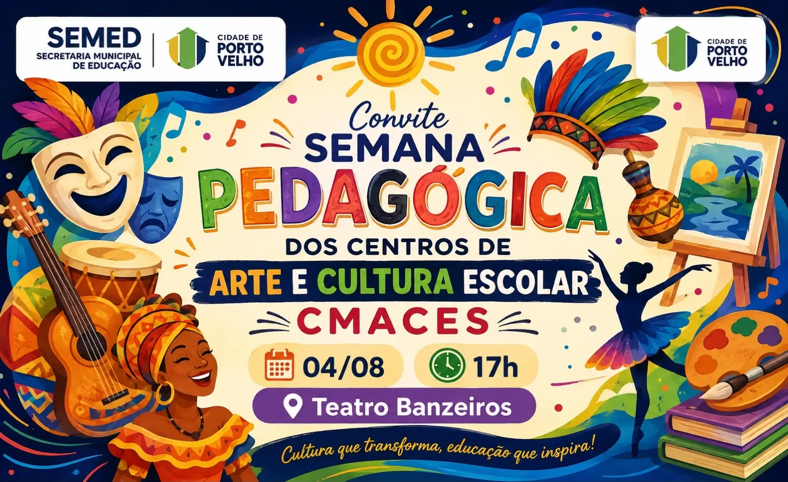 Centros Municipais de Arte iniciam Semana Pedagógica com foco na valorização dos servidores