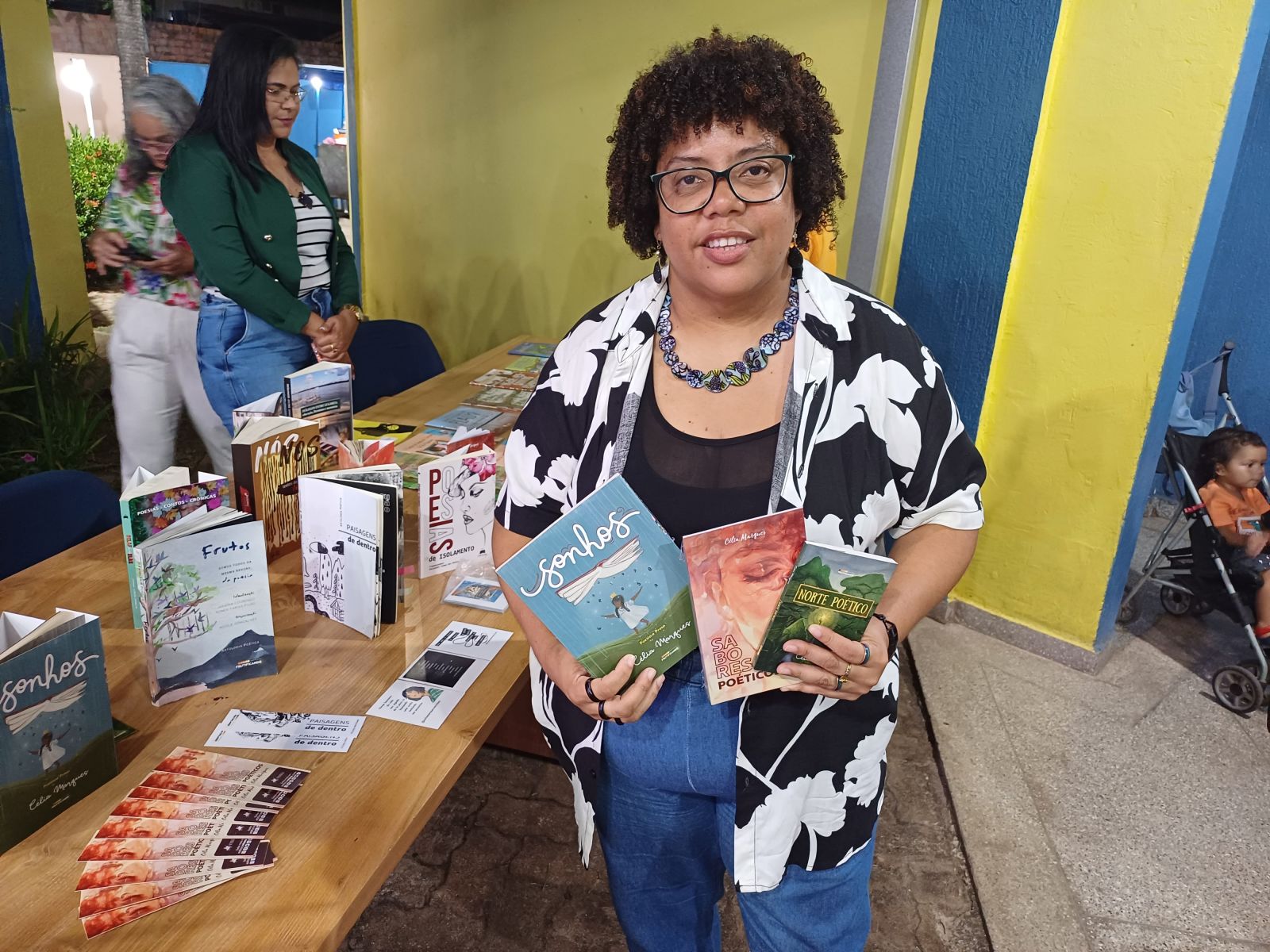 Escritora Célia Marques fala da importância do evento para fortalecer a cultura afro