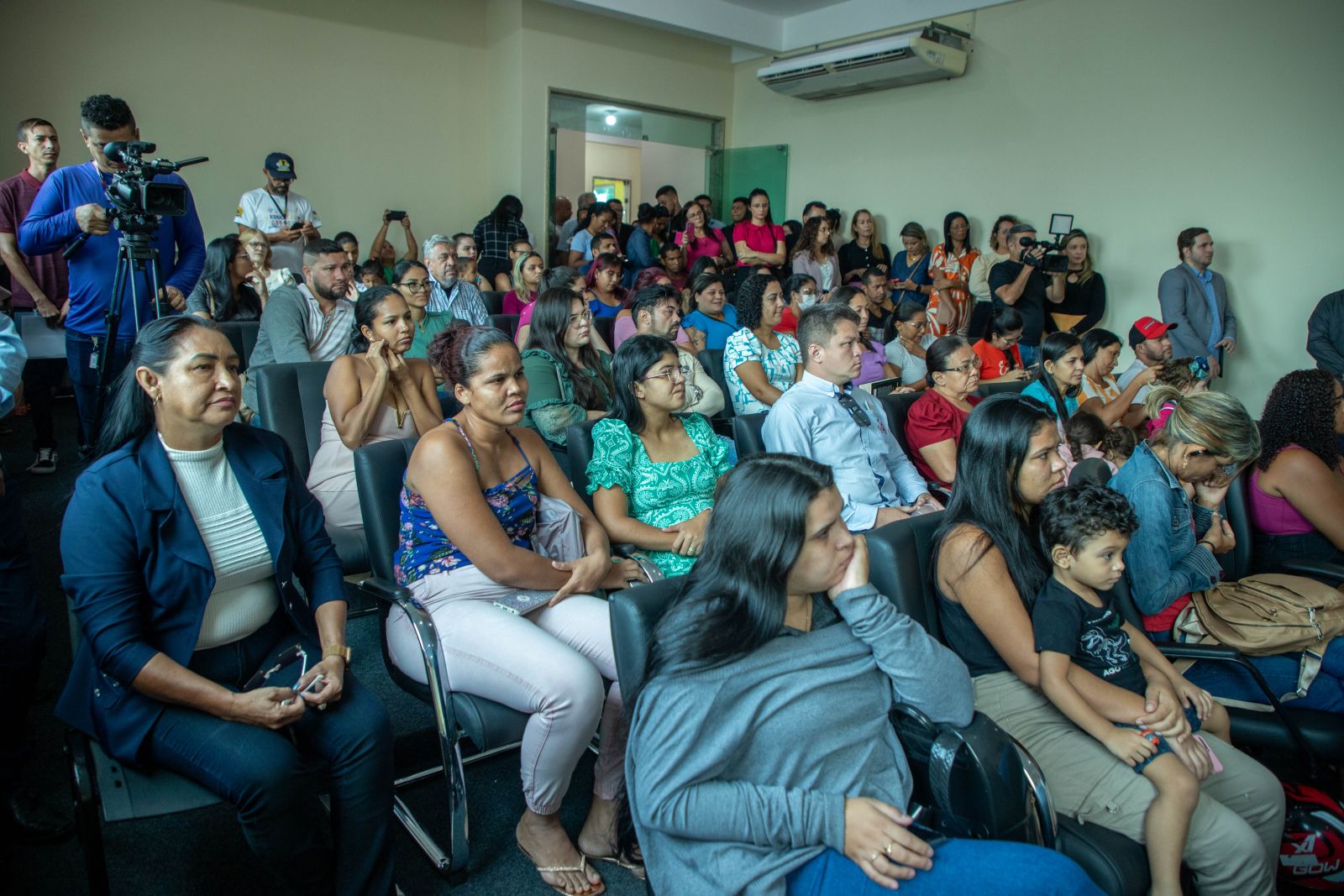 O evento foi realizado no auditório da Biblioteca Francisco Meirelles