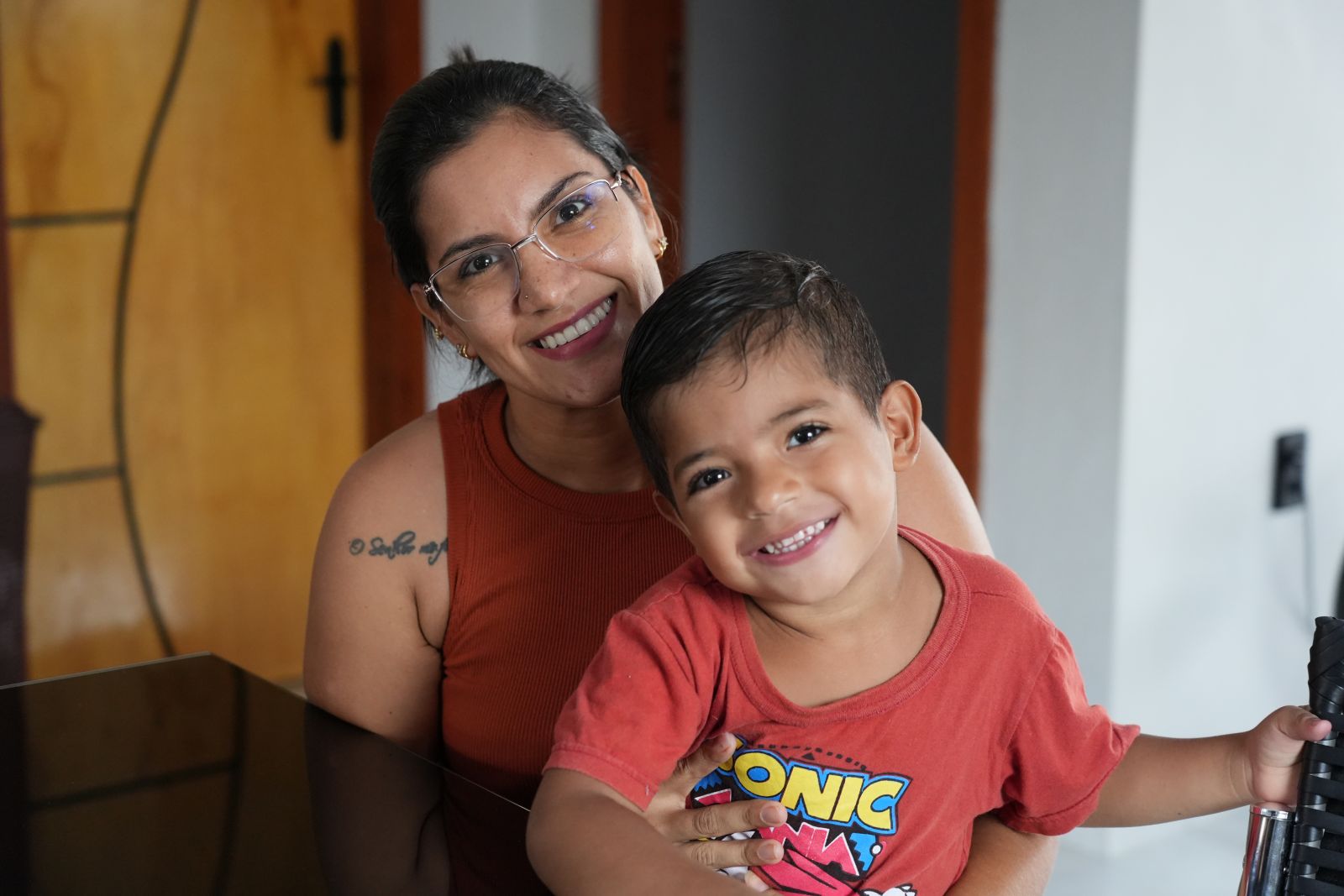 Bélit é vendedora e também participa da feira de mães atípicas