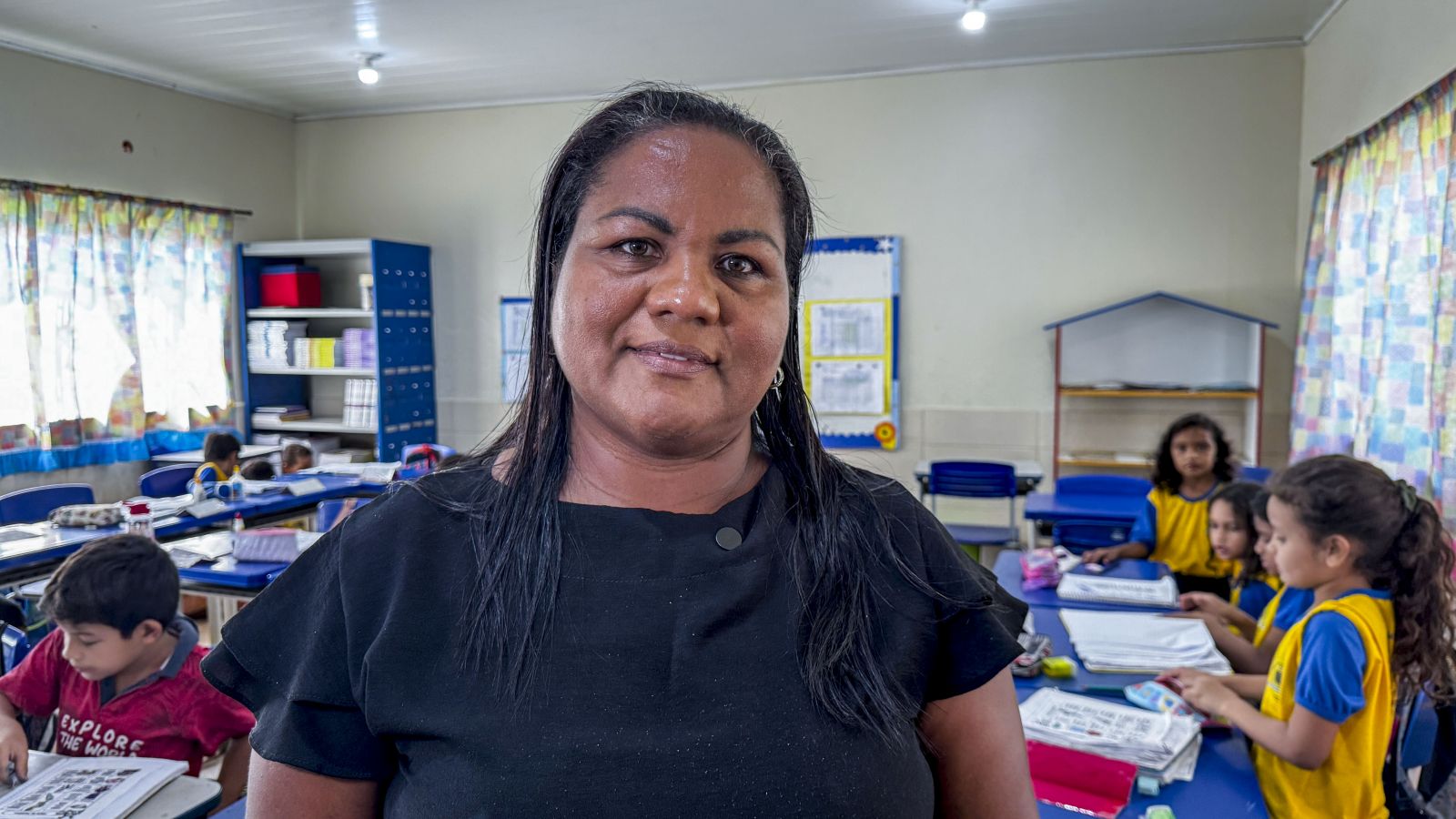 A professora Elizabete Pelsa considera o programa importante e essencial para o trabalho