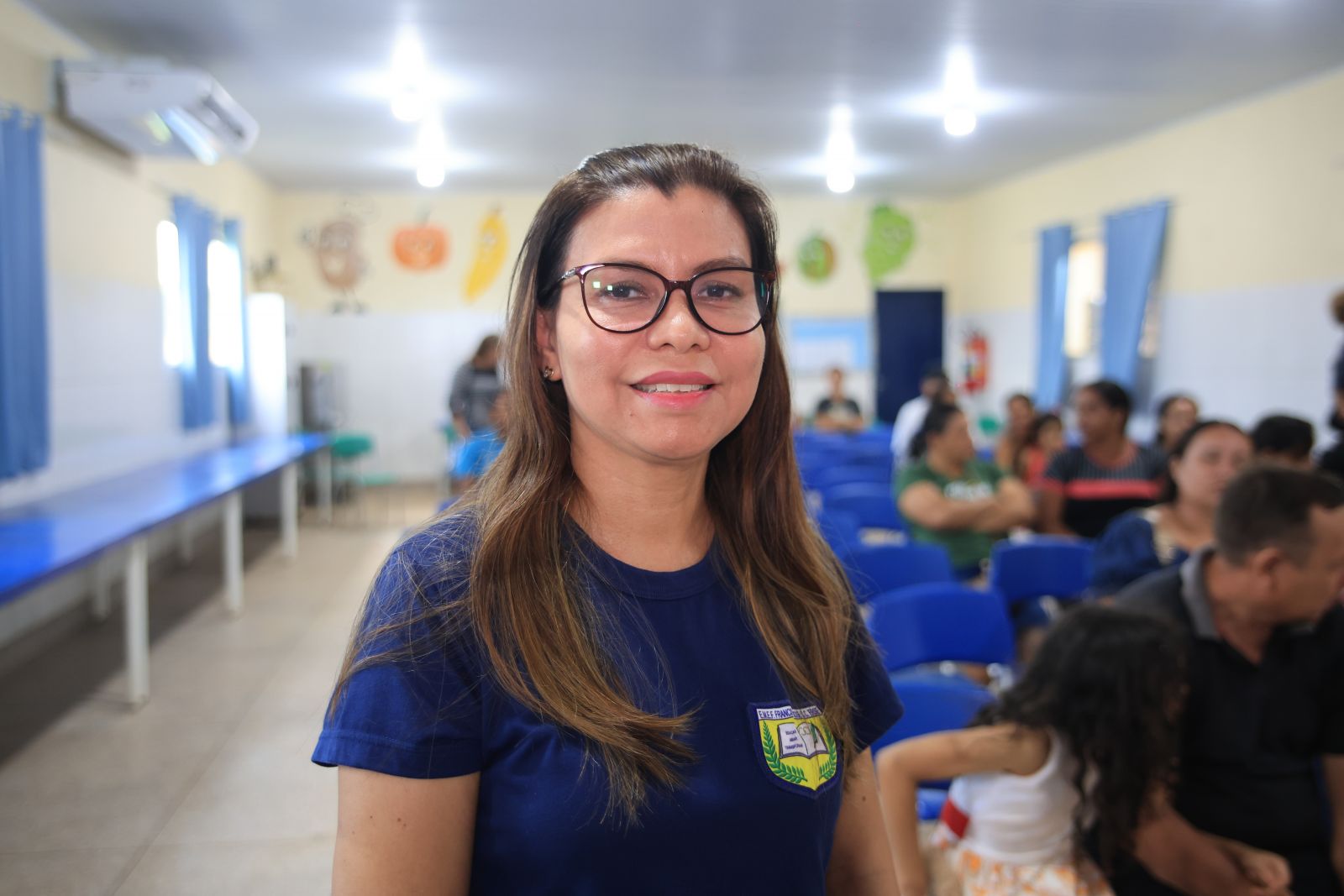 Márcia Oliveira Izel  estava radiante com a conquista dos estudantes