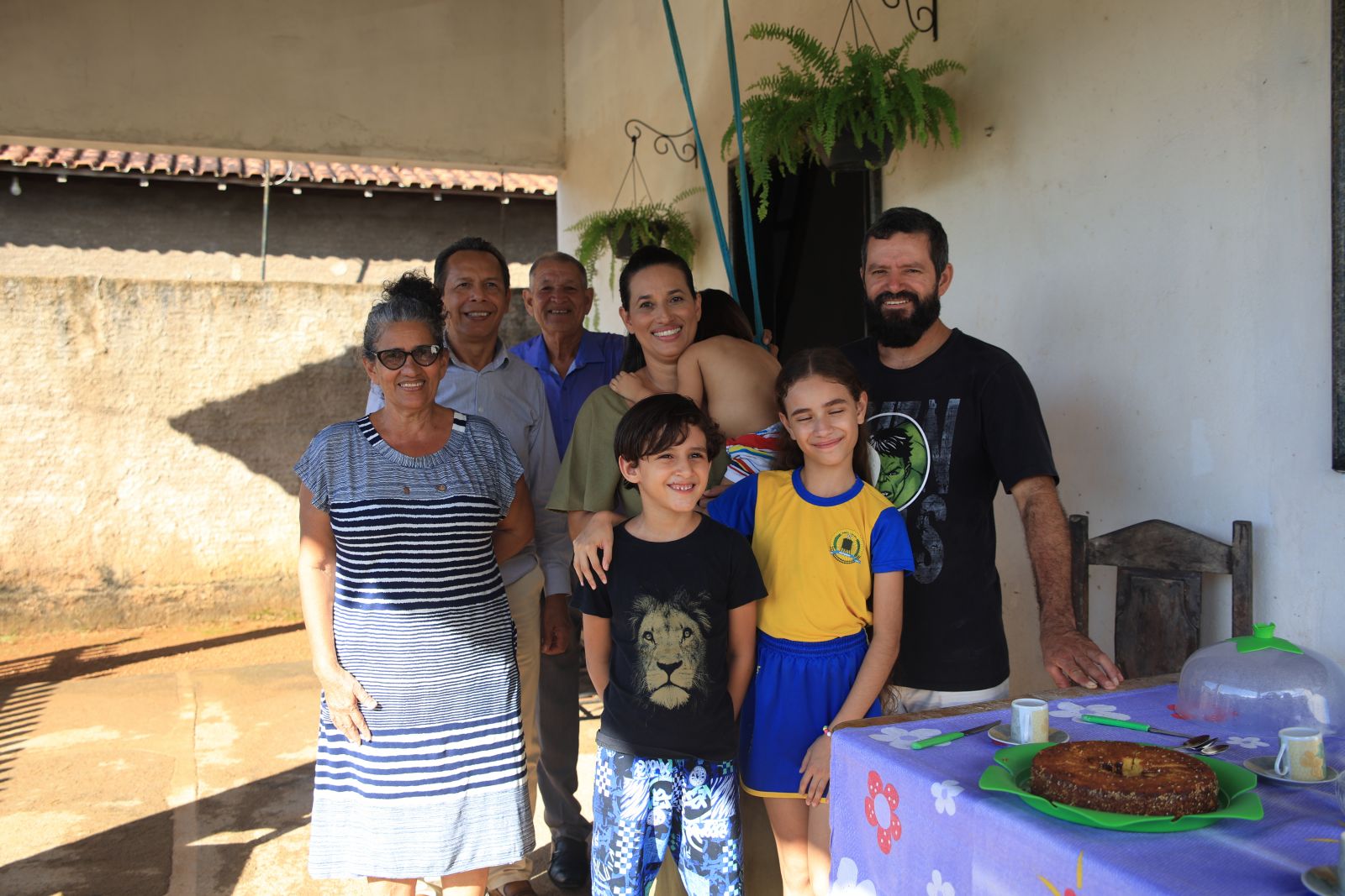 Alciane Rodrigues e a família inteira vibrou com a conquista