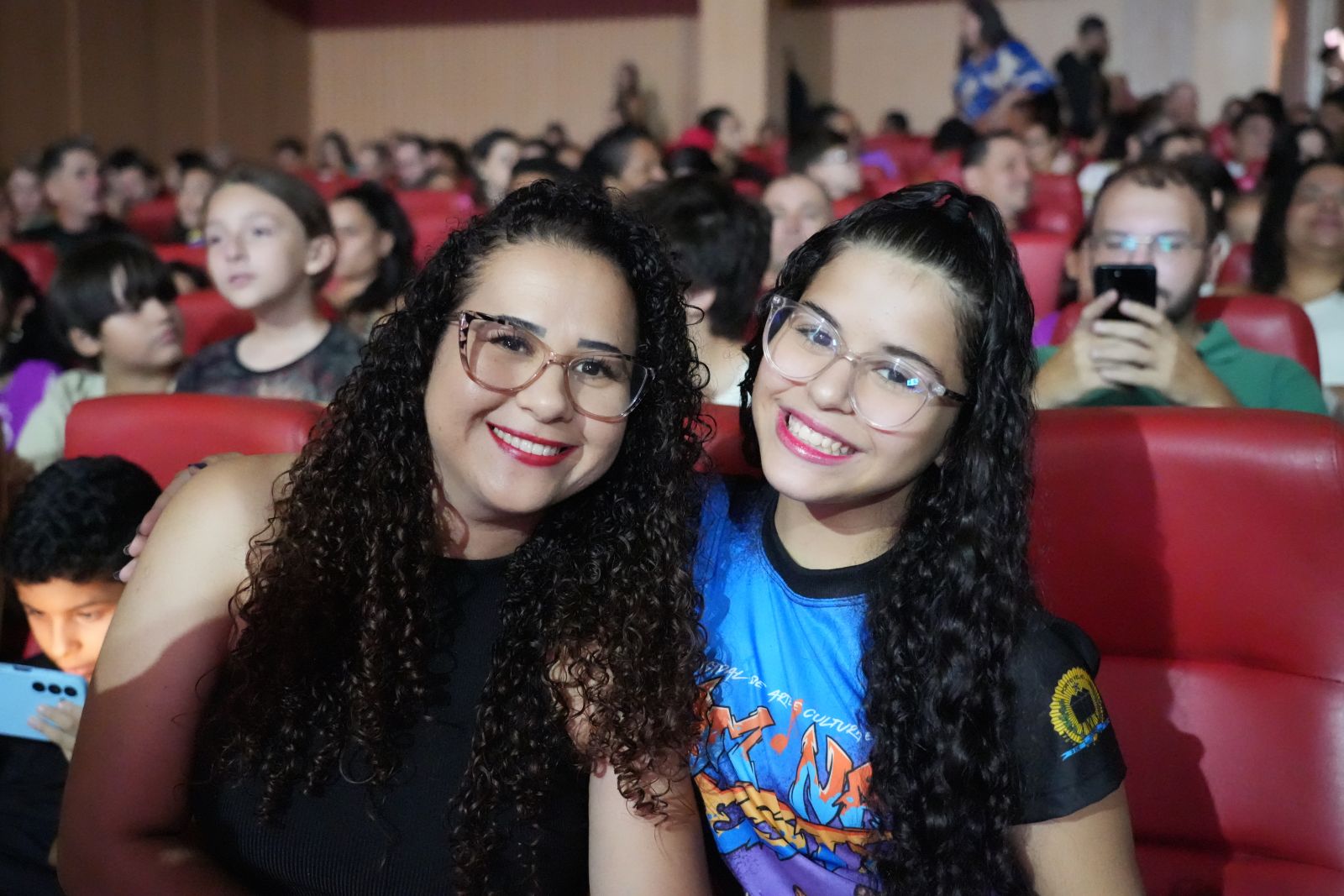 Linda Alves acompanhou a filha Anna Júlia, aluna do Som na Leste