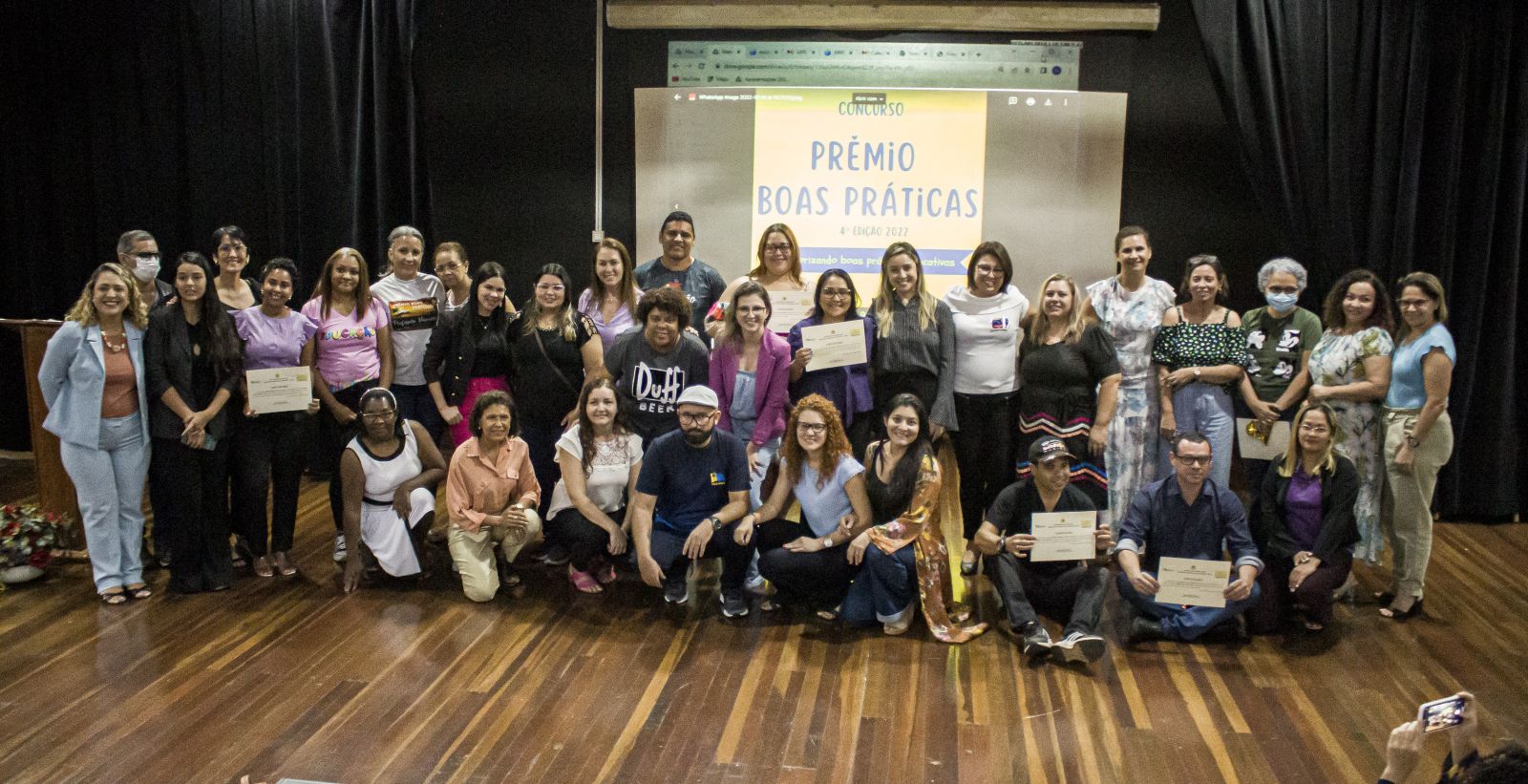 Em 2022, o prêmio incentivava a superação dos desafios com o retorno às aulas presenciais